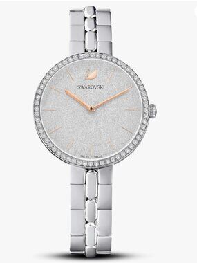Swarovski Cosmopolitan Crystal Silver Dial Stainless Ladies Quartz Watch 5517807